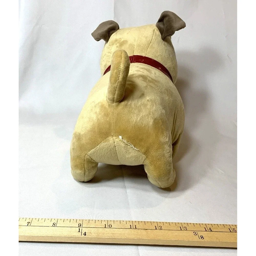Disney Store Puppy Dog Pals‎ Plush Toy Pug Rolly Tan Stuffed Red Collar Big Eyes